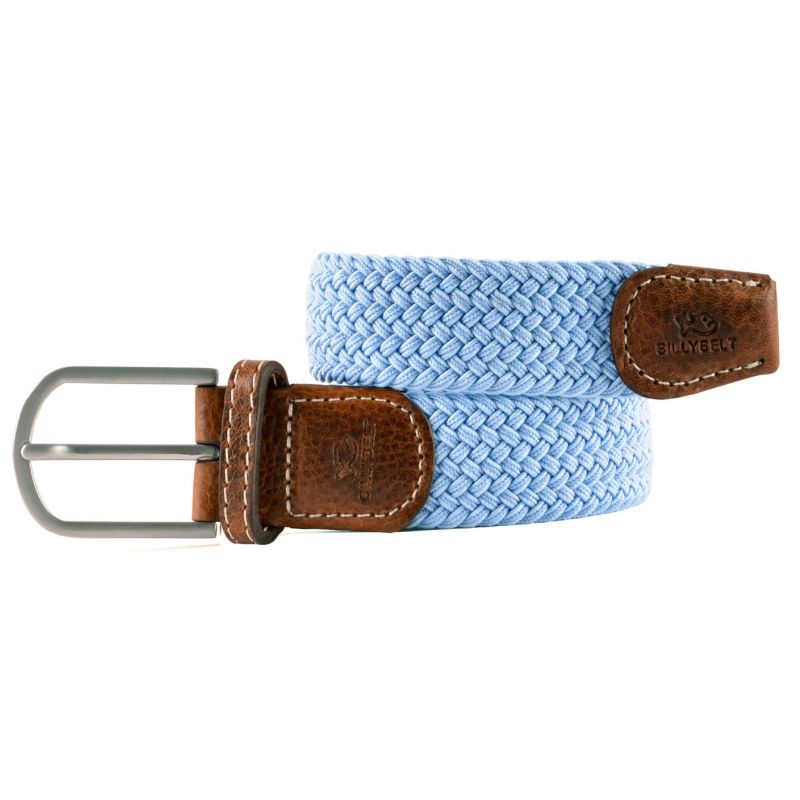 Elastic woven belt Breezy blue