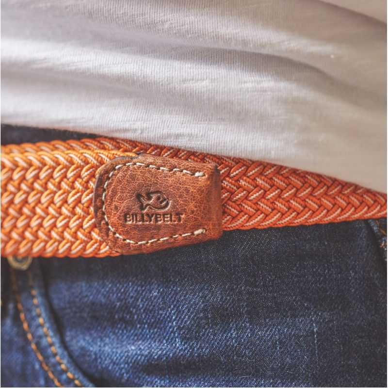 Billybelt Men Elastic Belt Braided, Santa Fe Leather Company Belts