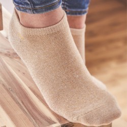 Coton ankle socks Beige