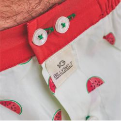 Organic cotton boxer shorts Fruity watermelon