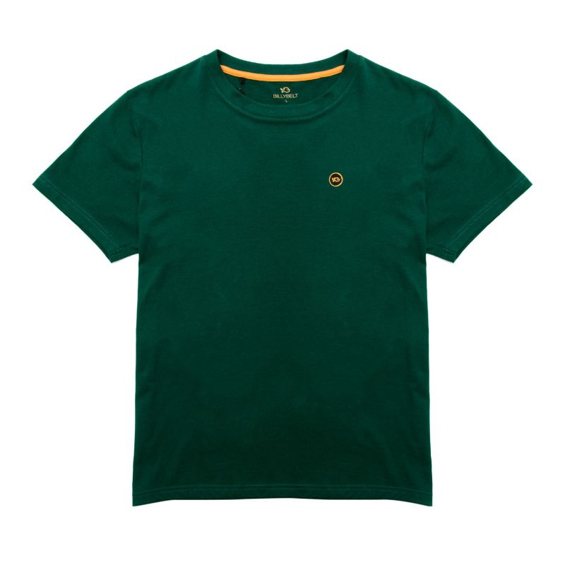 T-shirt unie vert en coton biologique - 190gr