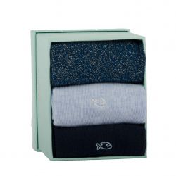 Three cotton socks gift box
