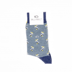 Cotton socks - animal design - Yellow Pelican