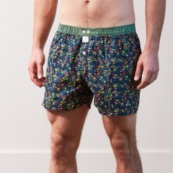 Organic cotton boxer shorts Flores