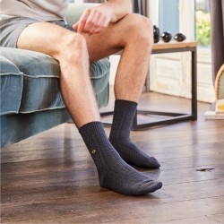 Charcoal Merino wool socks