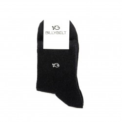 Mottled cotton socks Black