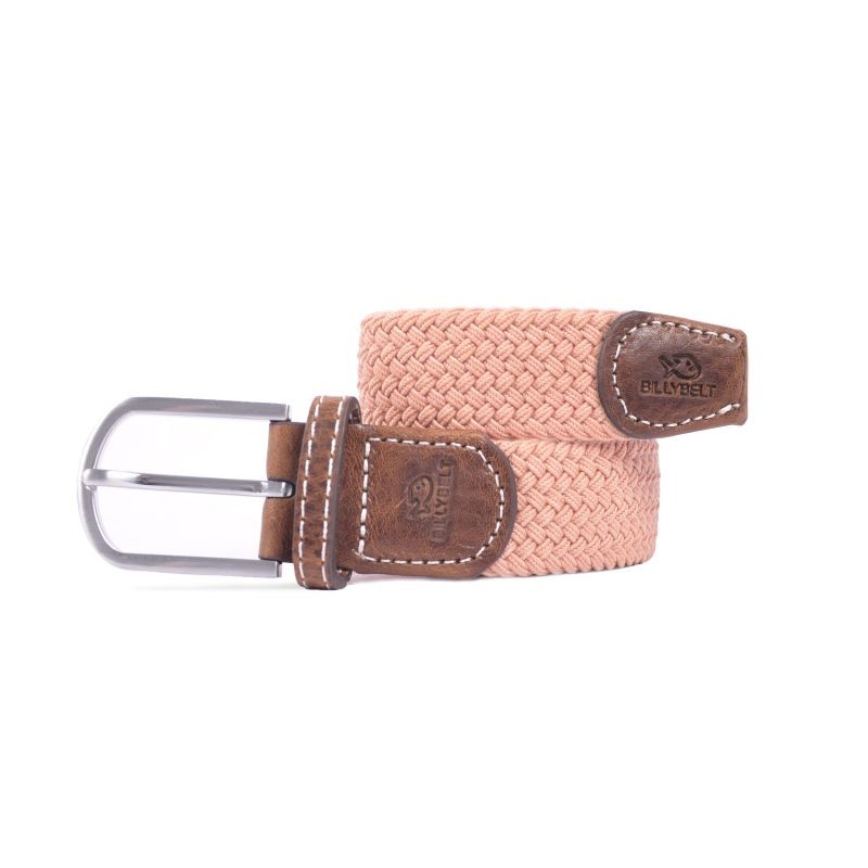 Elastic woven belt Peach