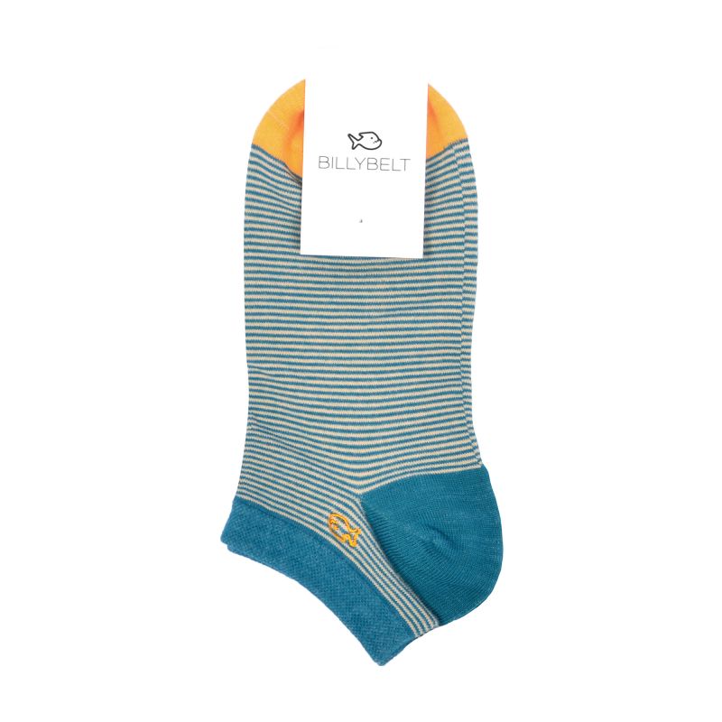 Striped Lagoon ankle socks