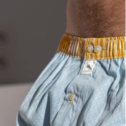 Organic cotton boxer shorts Polka Dots