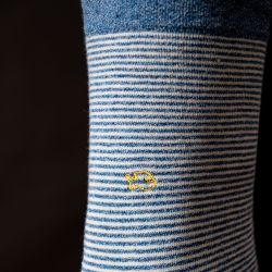 Cotton striped socks : Coastline