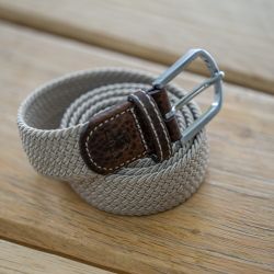 Elastic woven belt Natural