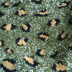 Socks in combed cotton Leopard - Khaki