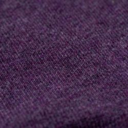 Chaussettes Deep purple  en coton peigné