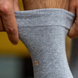 Cotton Socks Pearl grey