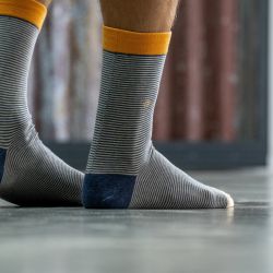 Sunset striped socks  combed cotton