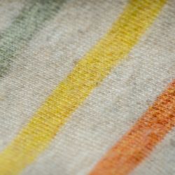 Chaussettes Larges Rayures Multicolores  en coton peigné