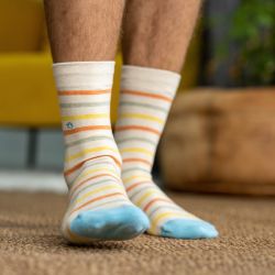 Cotton socks  multicoloured Wide Stripes