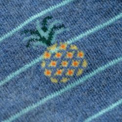Pineapple socks  combed cotton