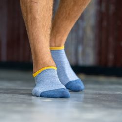 Striped jersey ankle socks  combed cotton