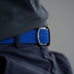 Electric blue  Elastic woven belt
