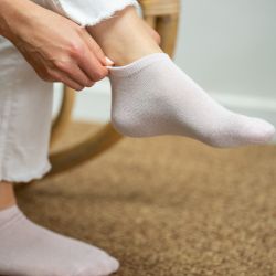 Cotton ankle socks Pale Pink