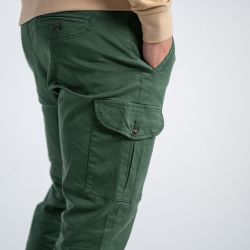 Pantalon cargo Vert foncé