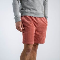Velvet shorts Beach horizon – Cedar red