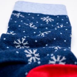 Snowflake socks  combed cotton