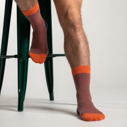 Striped FISCHER socks  combed cotton