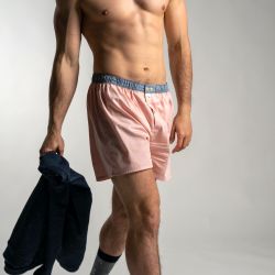 Organic cotton boxer shorts  Billy Pink