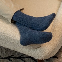 Blue jean  Wool socks