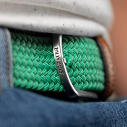 Elastic woven belt  Golf green