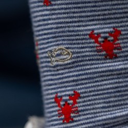Socks in combed cotton  Animals - Lobster