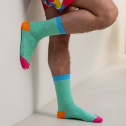 Socks in combed cotton  Striped - Tutti frutti