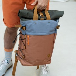 Backpack 100% recycled polyester  Rolltop - Adventurer