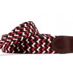 Leather belt elastic weave  The Trendy 33