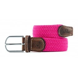 Fuchsia Pink  Elastic woven belt