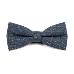 Wool bow tie  Grey and Multicolor