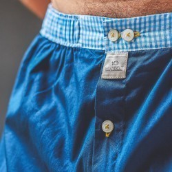 Organic cotton boxer shorts  Navy Blue