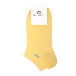 Coton ankle socks Pale Yellow