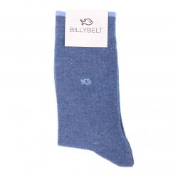Cotton socks Mottled Pale Blue