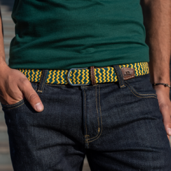 Multicoloured woven belt La Lima
