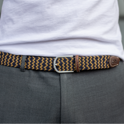 Multicoloured woven belt The Dundee