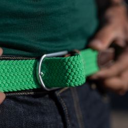 Mint Green  Elastic woven belt