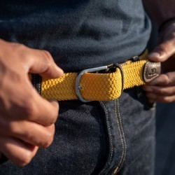 Yellow Sand woven belt