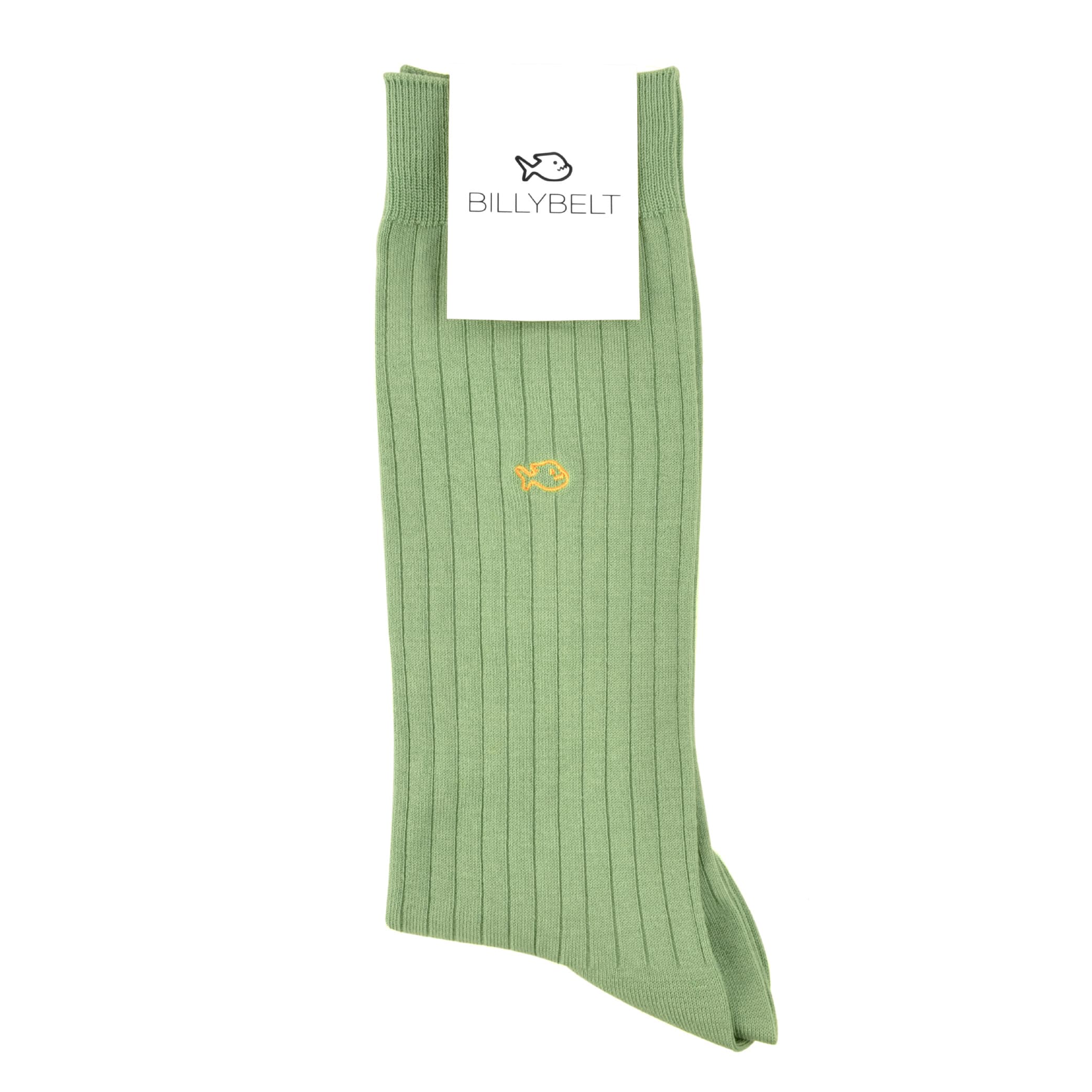 Pale Green Lisle socks  Mercerized Cotton