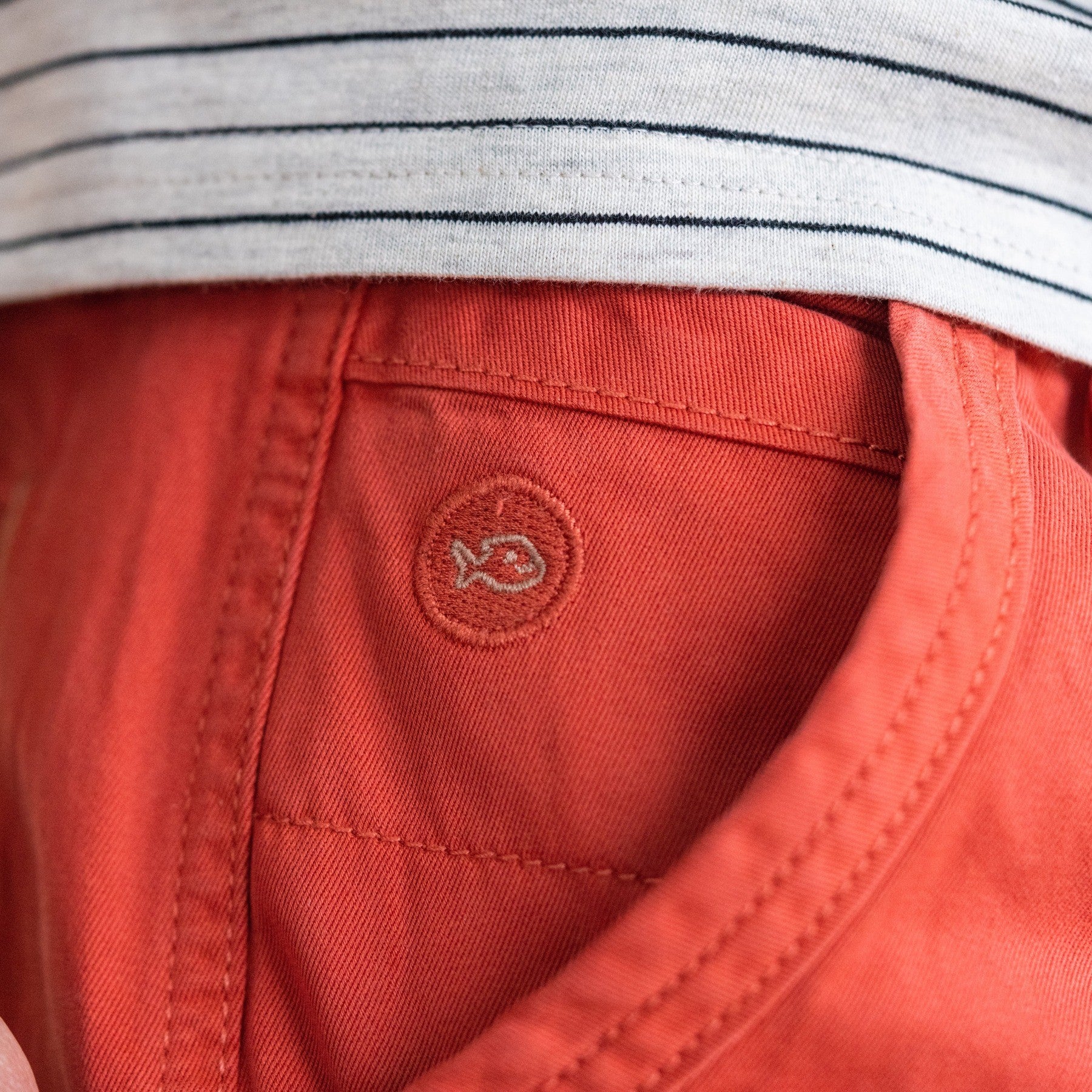 Shorts 100% organic cotton First horizon – Terracotta