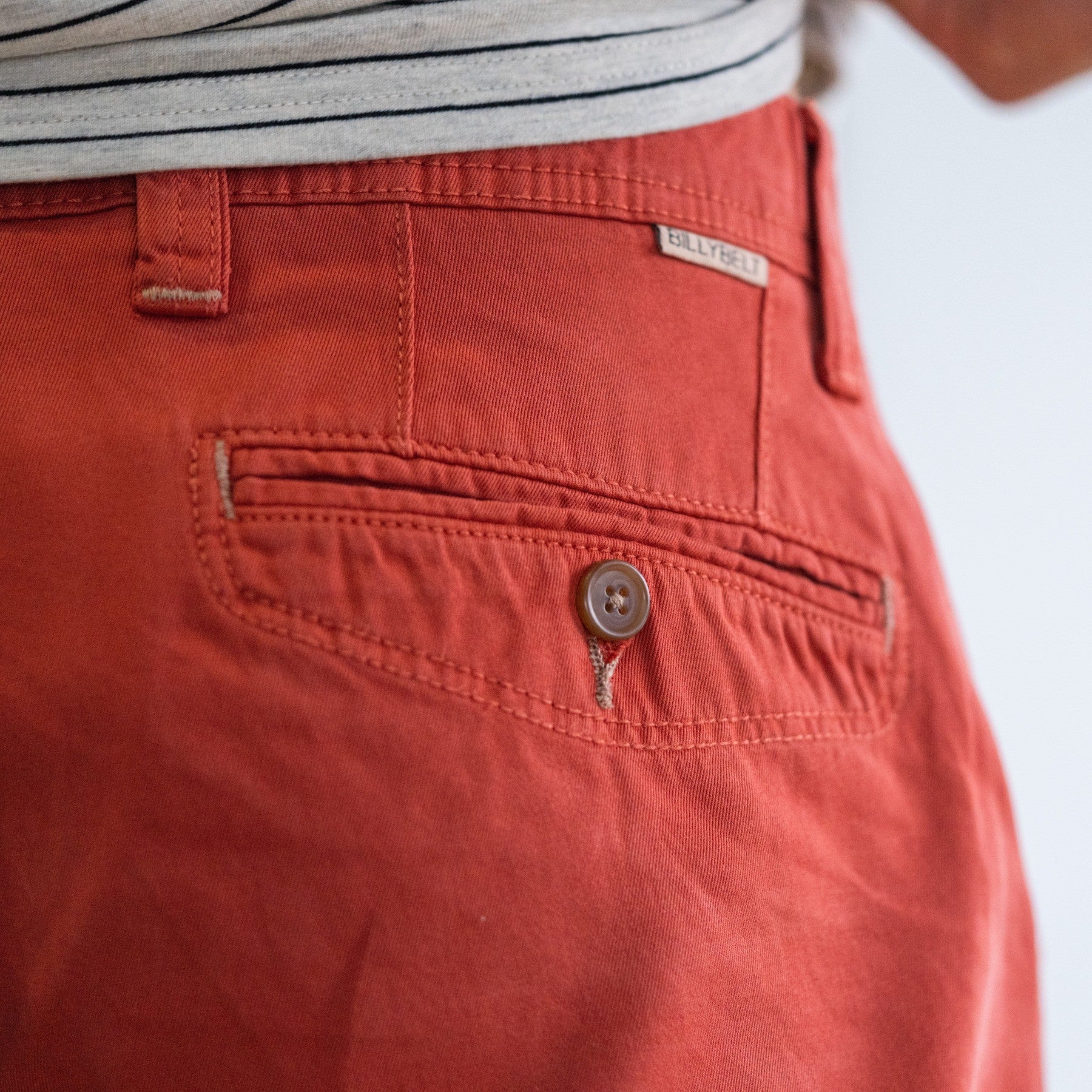 Shorts 100% organic cotton First horizon – Terracotta