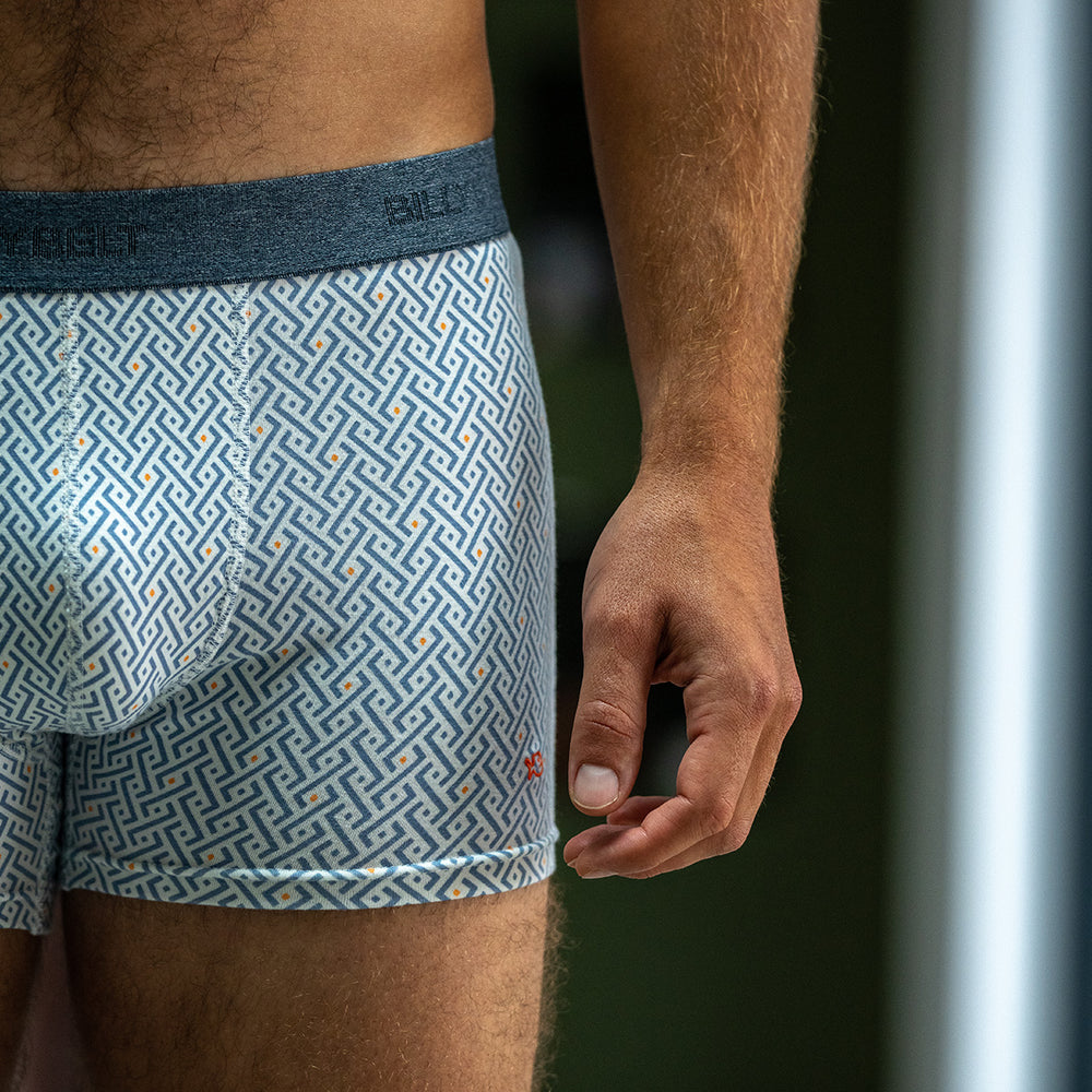 Boxer brief in organic cotton Mozaïk