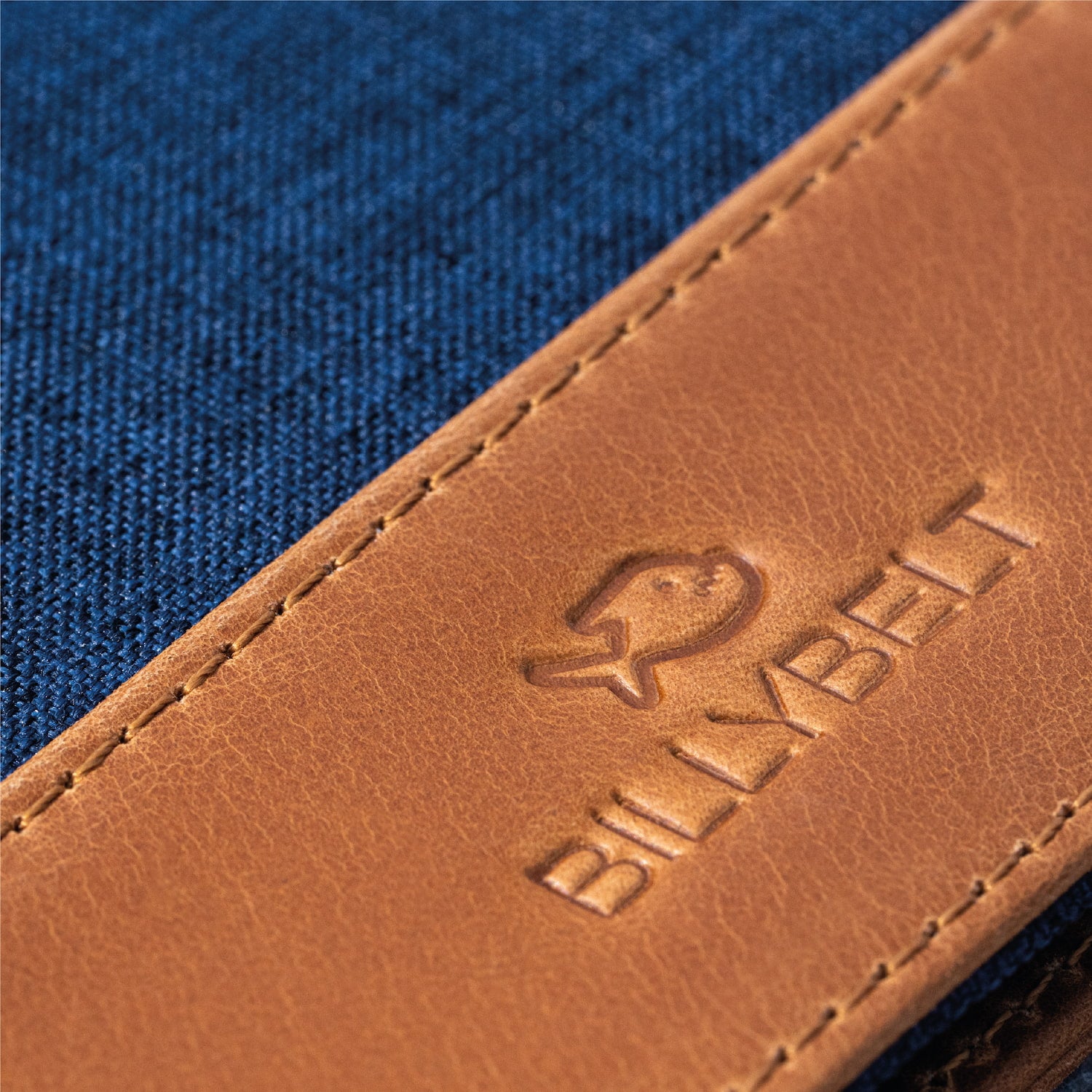 Leather wallet - Blue